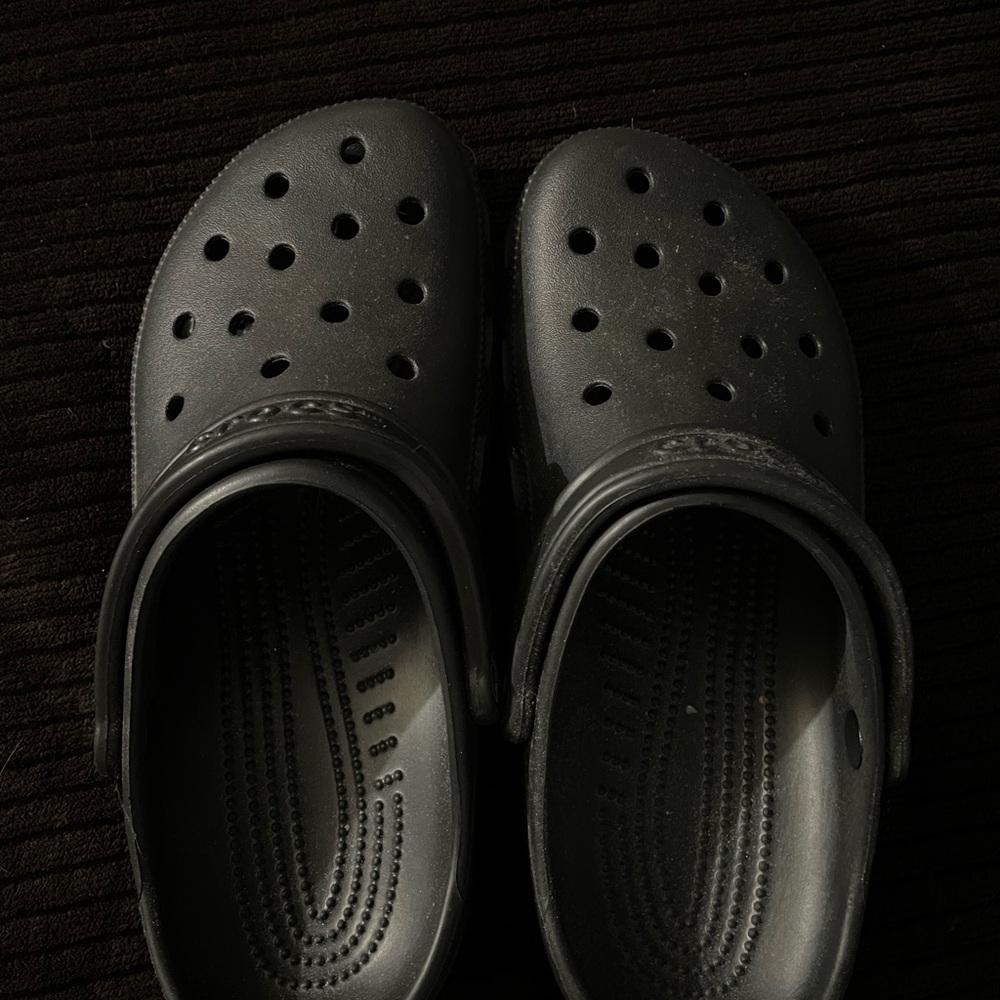Adult Black Crocs